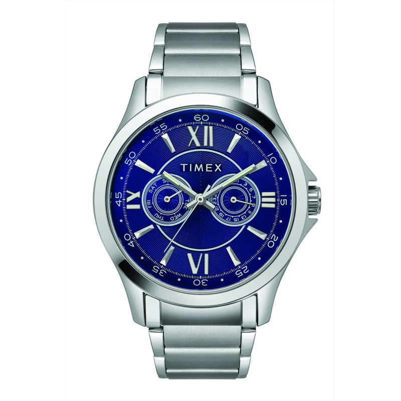 Timex Empera Men's Blue Dial Round Case -TW000X122