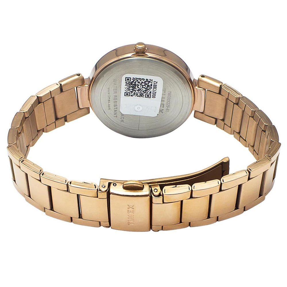 TIMEX FASHION WOMEN'S BLUE DIAL ROUND CASE 3 HANDS FUNCTION WATCH -TW000X229 - KRISHNA WATCH COMPANY