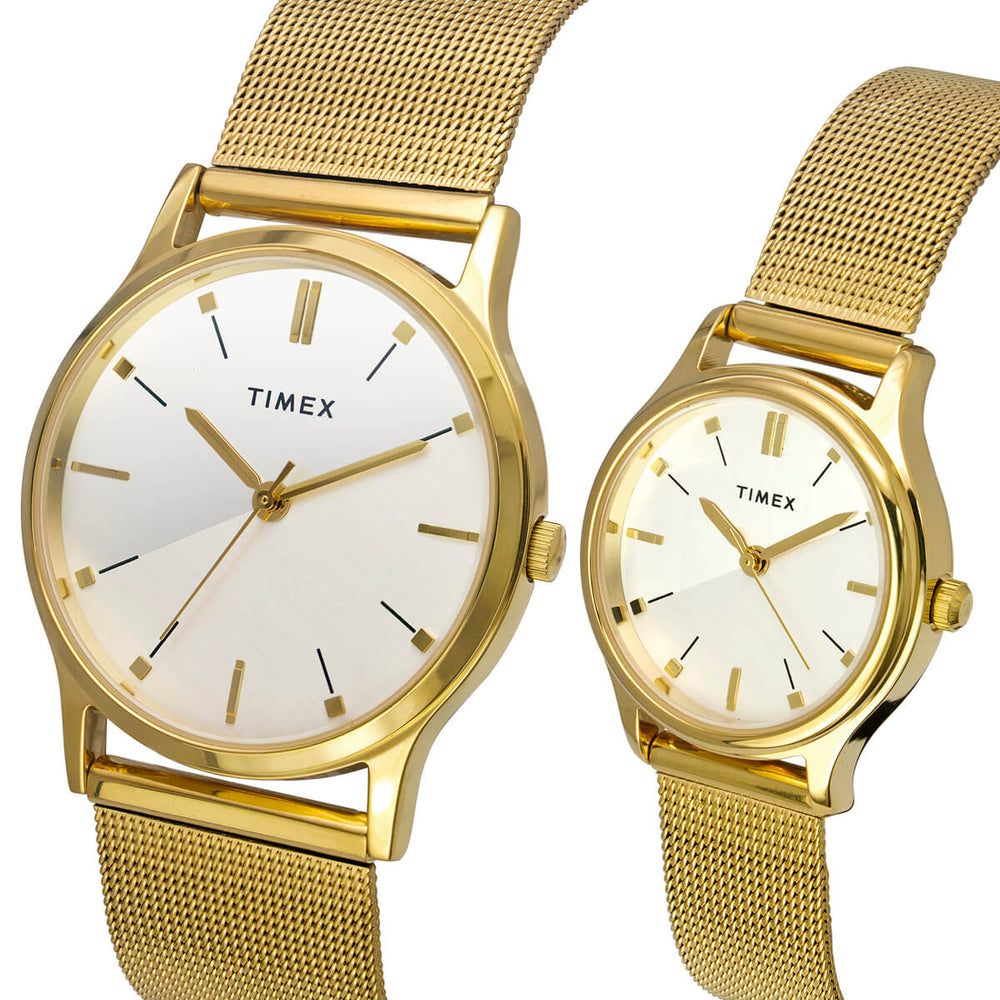 Timex TW00PR276 ANALOG PAIR WATCH - KRISHNA WATCH COMPANY
