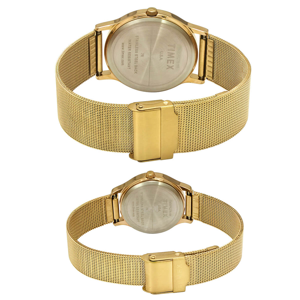 Timex TW00PR276 ANALOG PAIR WATCH - KRISHNA WATCH COMPANY