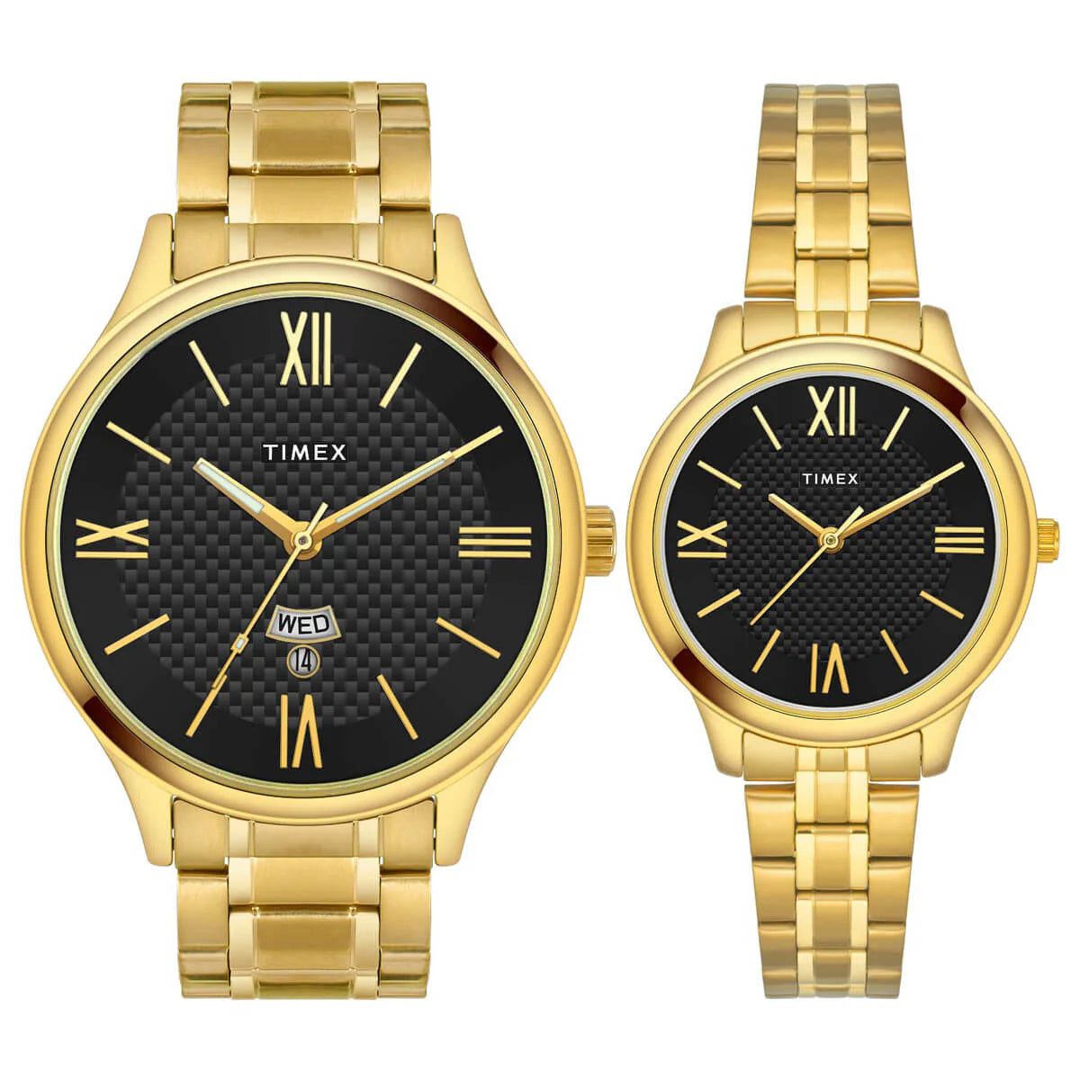 TIMEX ANALOG BLACK DIAL PAIRS WATCH-TW00PR283 - KRISHNA WATCH COMPANY