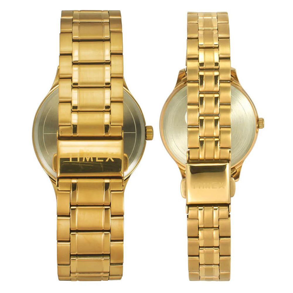 TIMEX ANALOG BLACK DIAL PAIRS WATCH-TW00PR283 - KRISHNA WATCH COMPANY