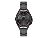 Helix Trendy Full Black Stainless Steel Bracelet Watch TW037HL11