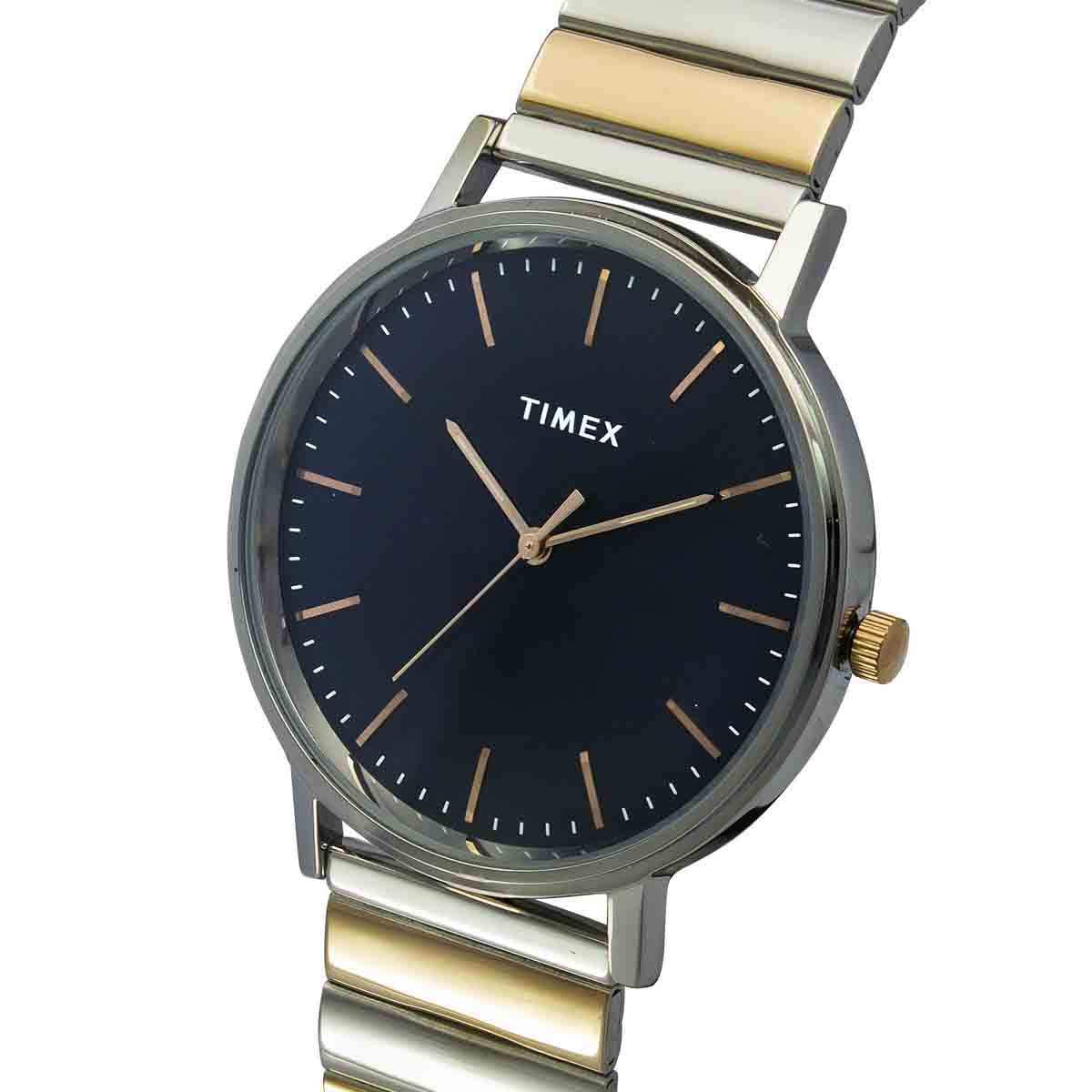 TIMEX MEN'S FASHION BLUE DIAL WATCH WITH DUAL-TONE BRACELET - TW0TG8008 - KRISHNA WATCH COMPANY