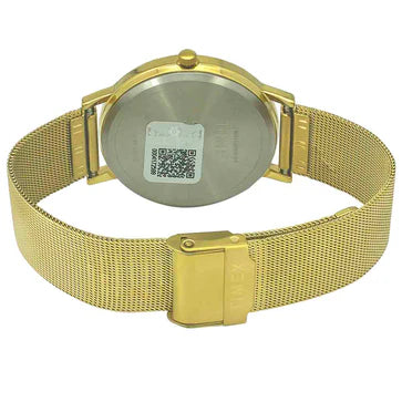 TIMEX MODERN GOLD PLATED WATCH WITH MESH BRACELET-TW0TG8010 - KRISHNA WATCH COMPANY