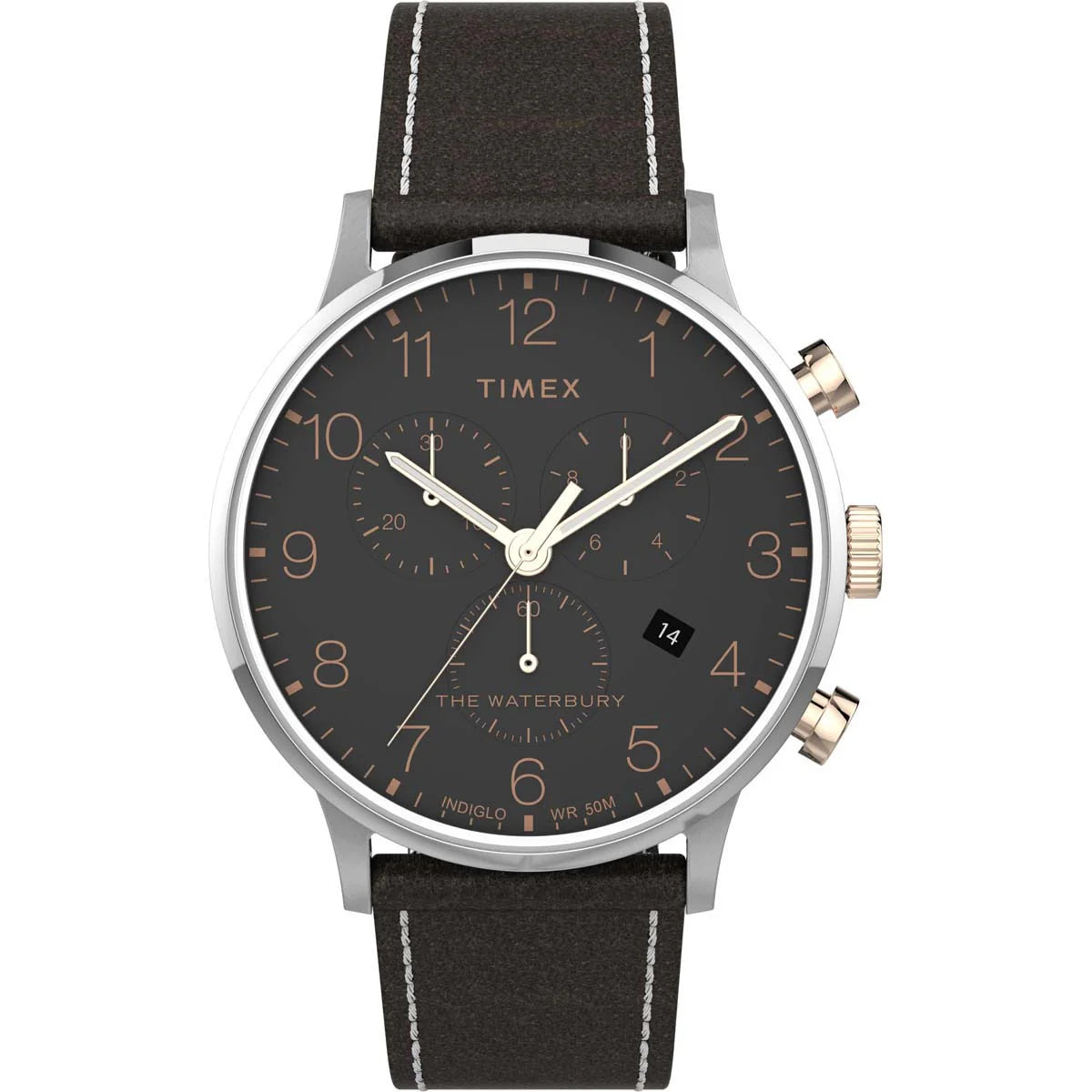 Timex Heritage Collection Men's Quartz Analog Stainless Steel Dial Round Case Stainless-Steel Function Watch -TW2T71500UJ - KRISHNA WATCH COMPANY