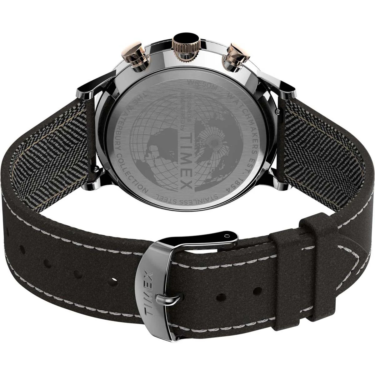 Timex Heritage Collection Men's Quartz Analog Stainless Steel Dial Round Case Stainless-Steel Function Watch -TW2T71500UJ - KRISHNA WATCH COMPANY