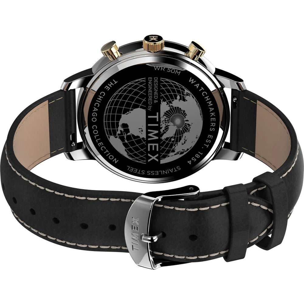 Timex Trend 3 Hands Men's Analog Black Dial Quartz Watch - TW2U39100UJ - KRISHNA WATCH COMPANY