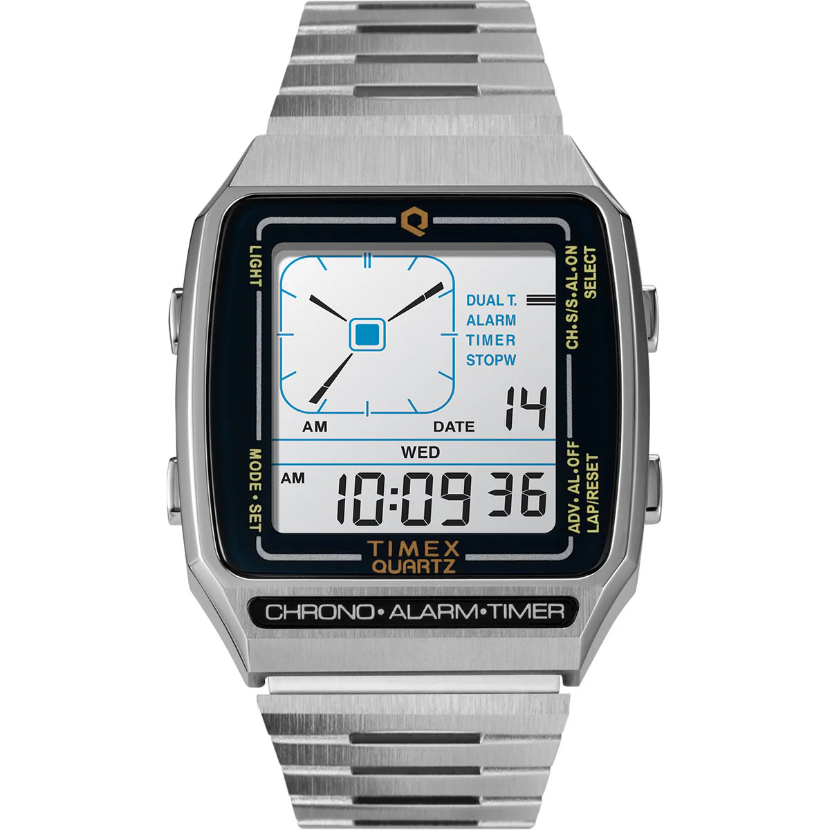 TIMEX Q Timex Reissue Digital LCA 32.5mm Bracelet Watch TW2U72400 - KRISHNA WATCH COMPANY