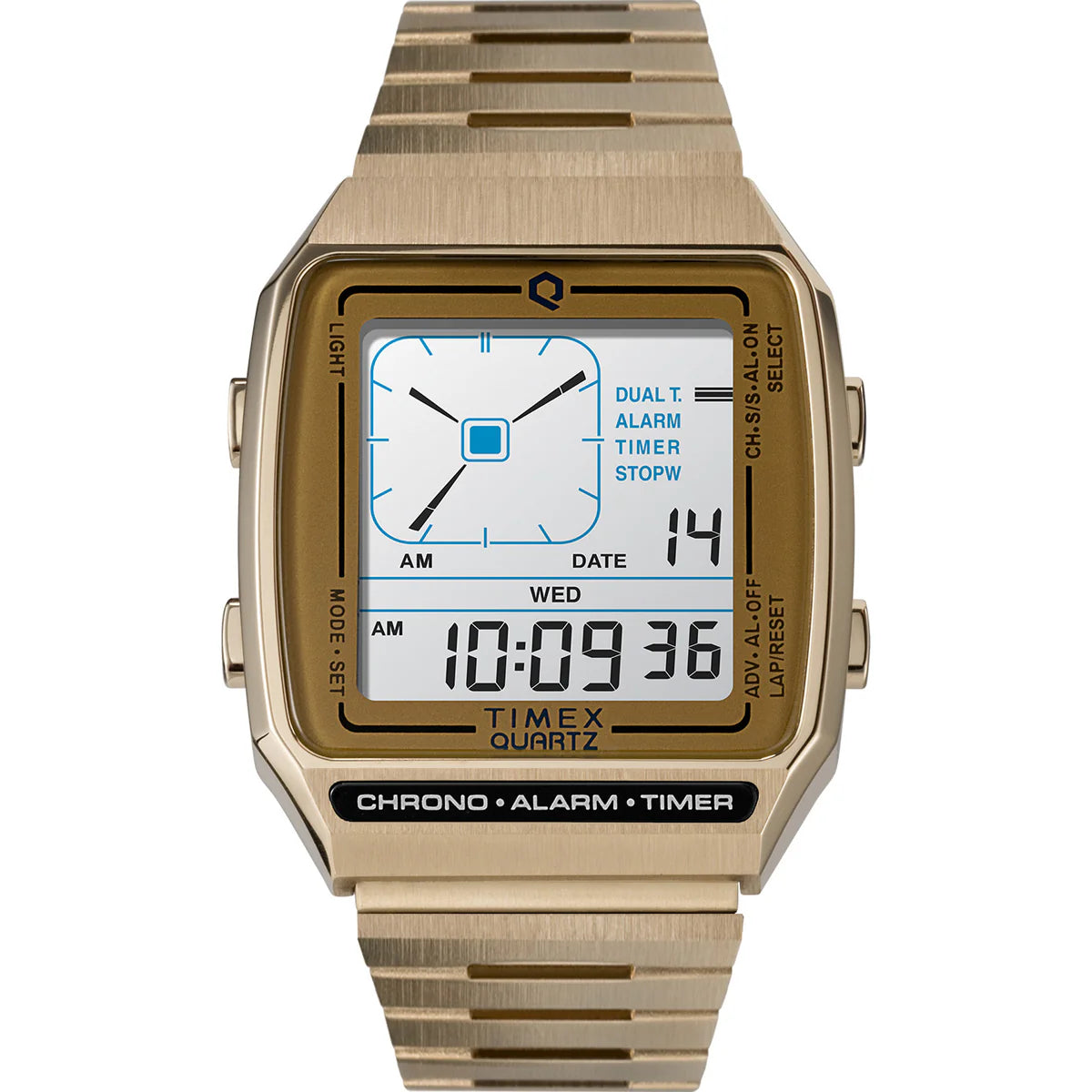 TIMEX Q Timex Reissue Digital LCA 32.5mm Bracelet Watch TW2U72500 - KRISHNA WATCH COMPANY