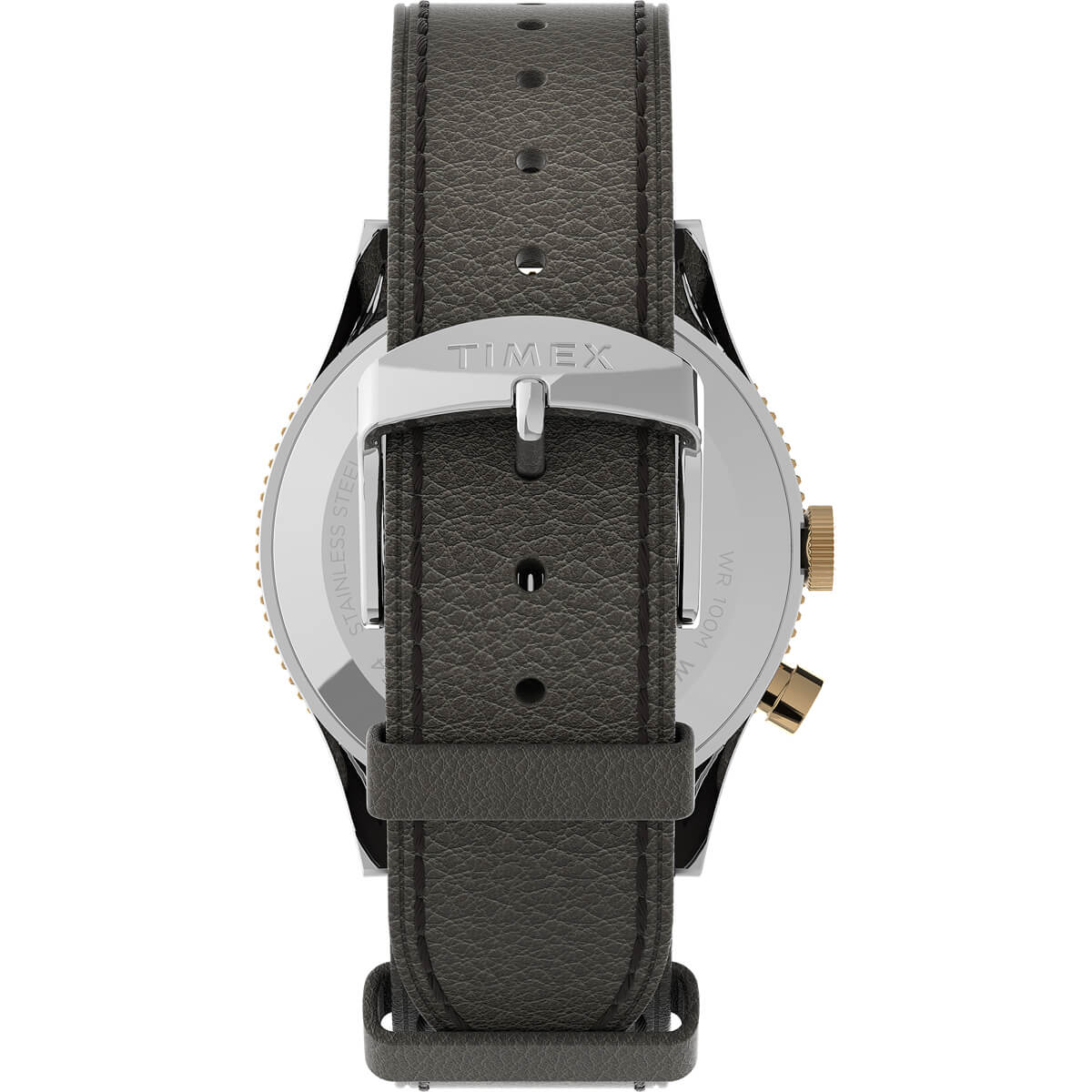 TIMEX Waterbury Traditional GMT 39mm Leather Strap Watch TW2U90500UJ - KRISHNA WATCH COMPANY