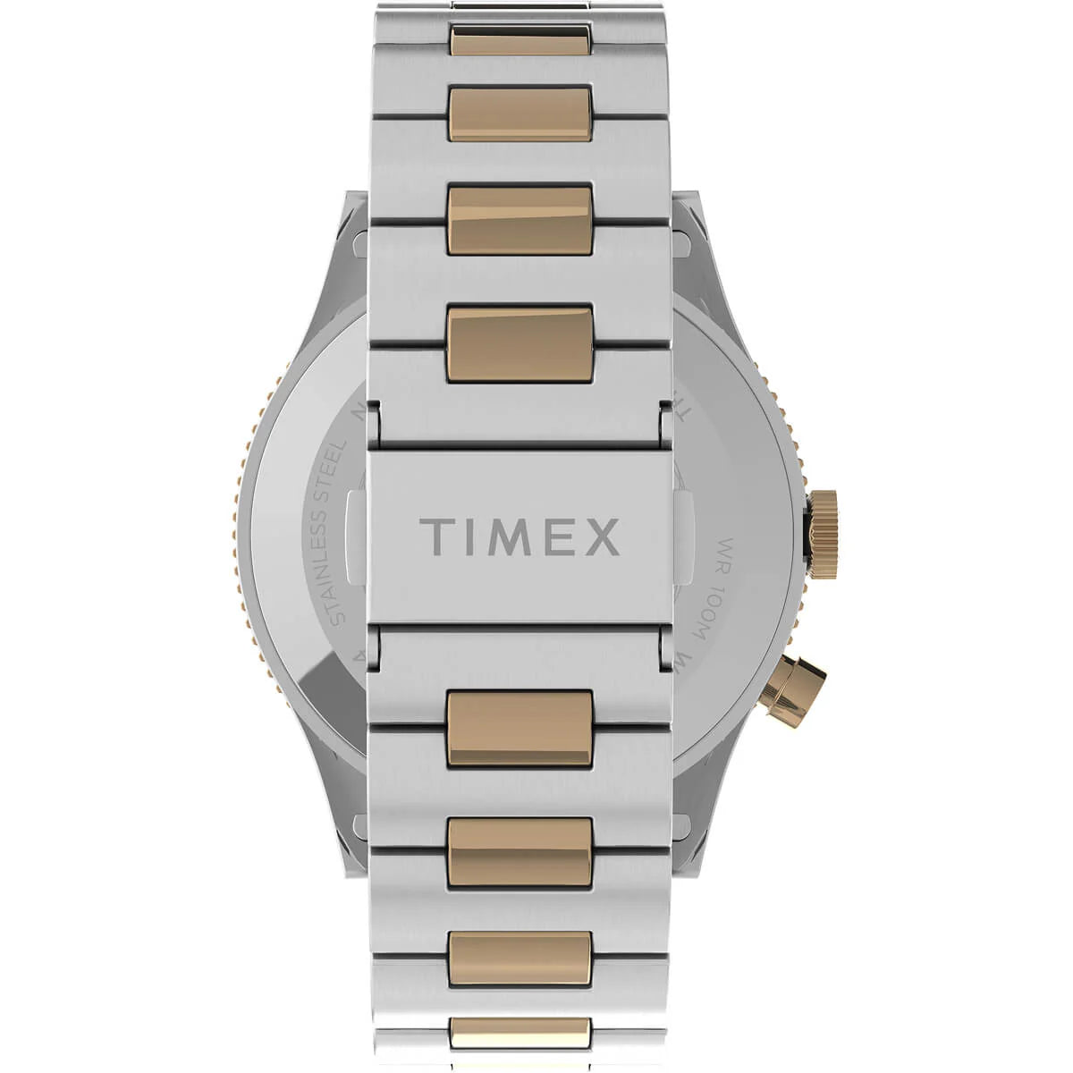TIMEX Waterbury Traditional GMT 39mm Stainless Steel Bracelet Watch TW2U90600UJ - KRISHNA WATCH COMPANY