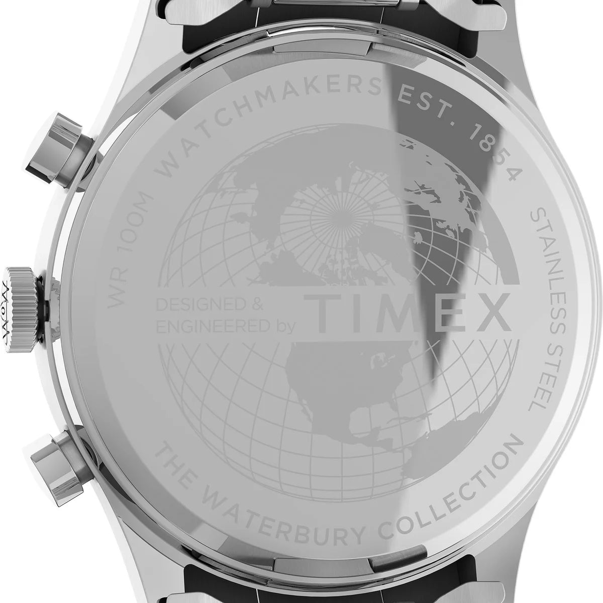 Timex Waterbury Traditional Chronograph 42mm Stainless Steel Bracelet Watch TW2U90900UJ - KRISHNA WATCH COMPANY