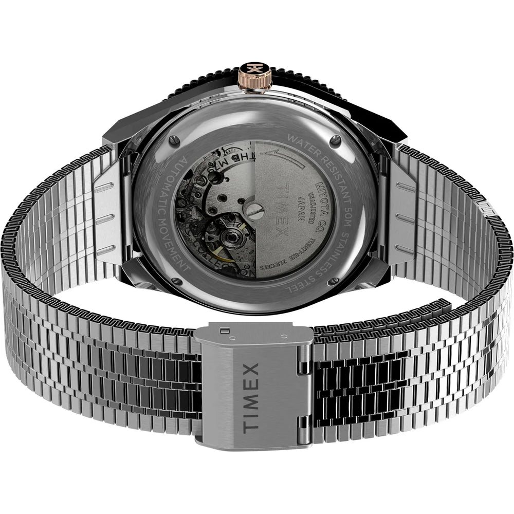 TIMEX M79 Automatic 40mm Stainless Steel Bracelet Watch TW2U96900U9 - KRISHNA WATCH COMPANY
