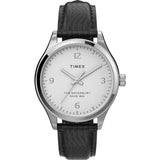 TIMEX Women Leather White Analog Dial Watch- TW2U97700UJ