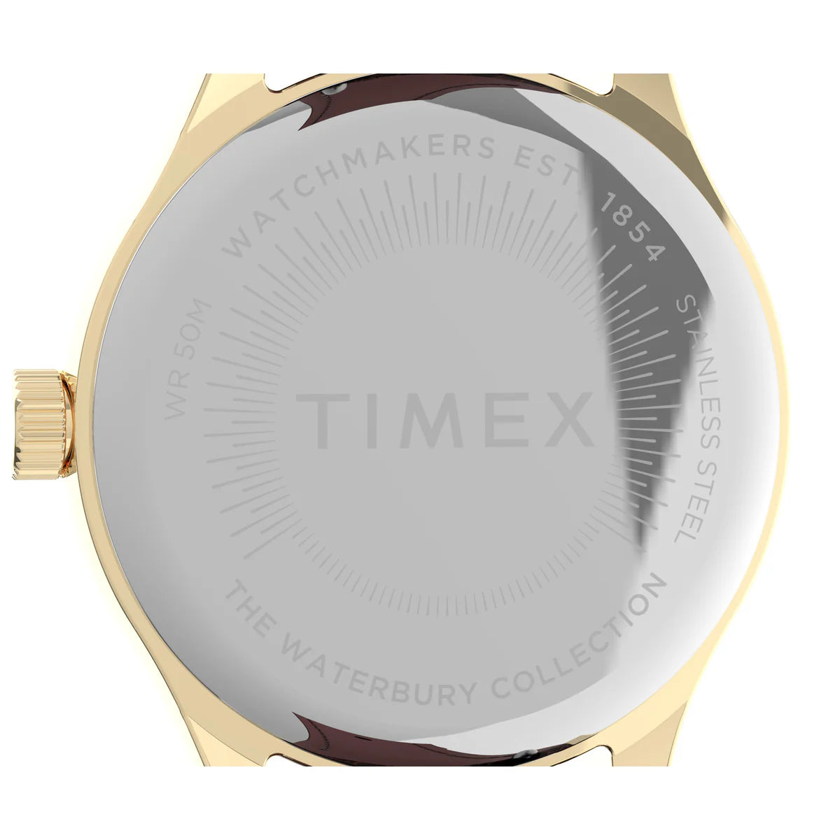 TIMEX Waterbury Traditional 34mm Leather Strap Watch TW2U97800UJ - KRISHNA WATCH COMPANY