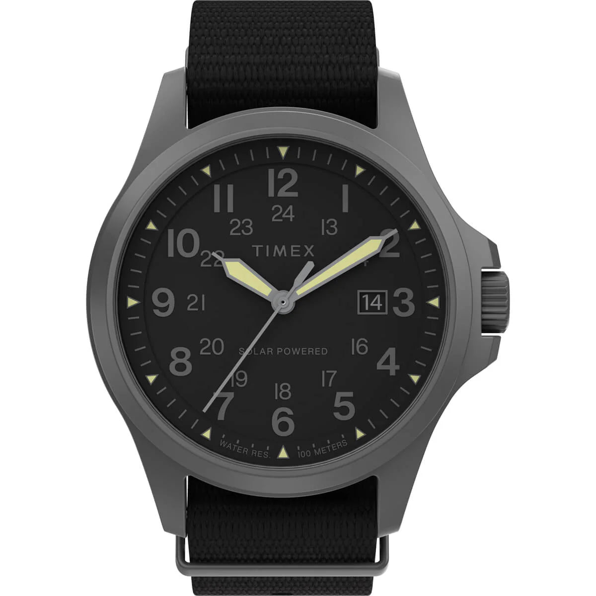 Timex 3 Hands Men's Analog Black Dial Coloured Quartz Watch, Round Dial with 41 mm Case width - TW2V03800X6 - KRISHNA WATCH COMPANY
