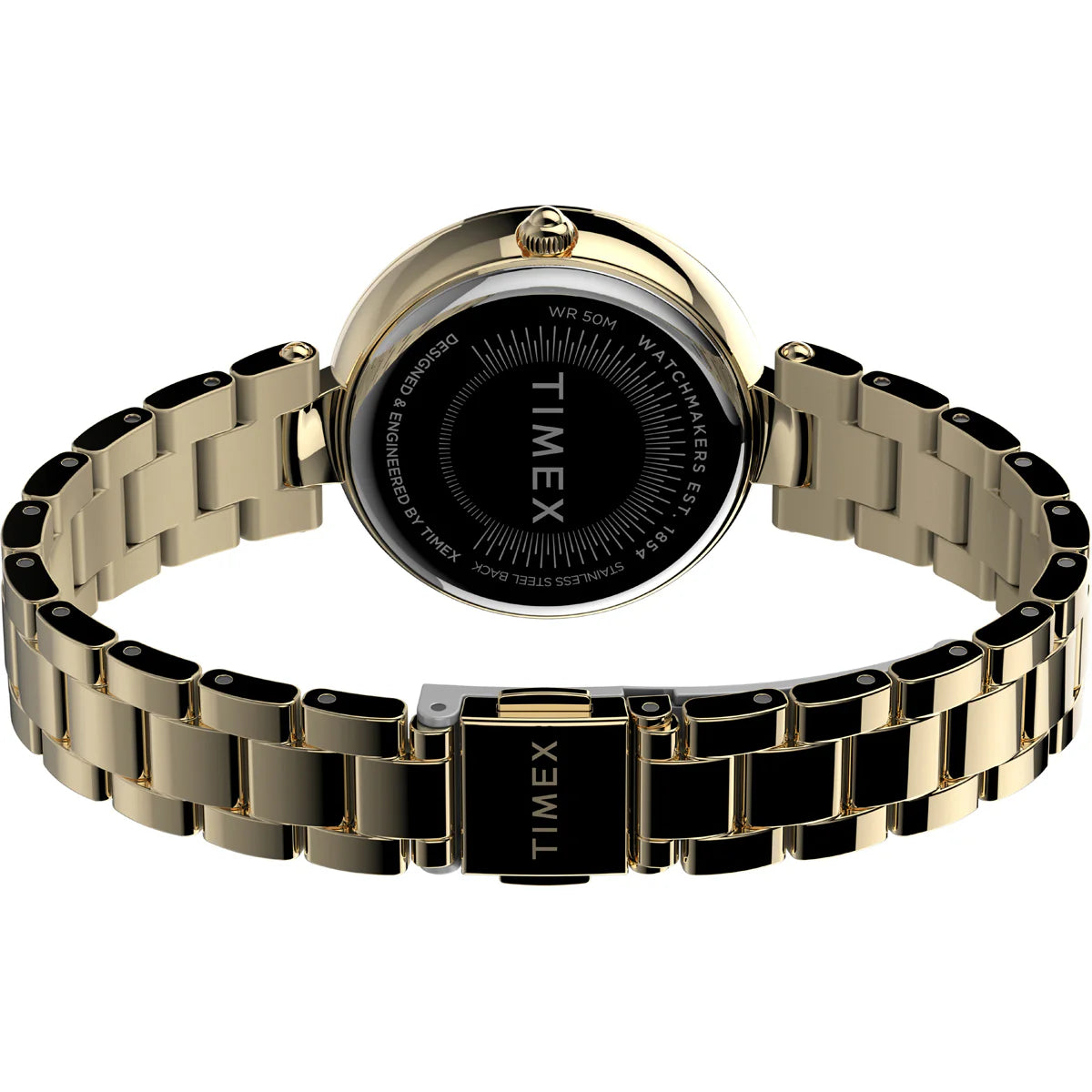 Timex Trend 3 Hands Women's Analog Black Dial Quartz Watch - TW2V24100UJ - KRISHNA WATCH COMPANY