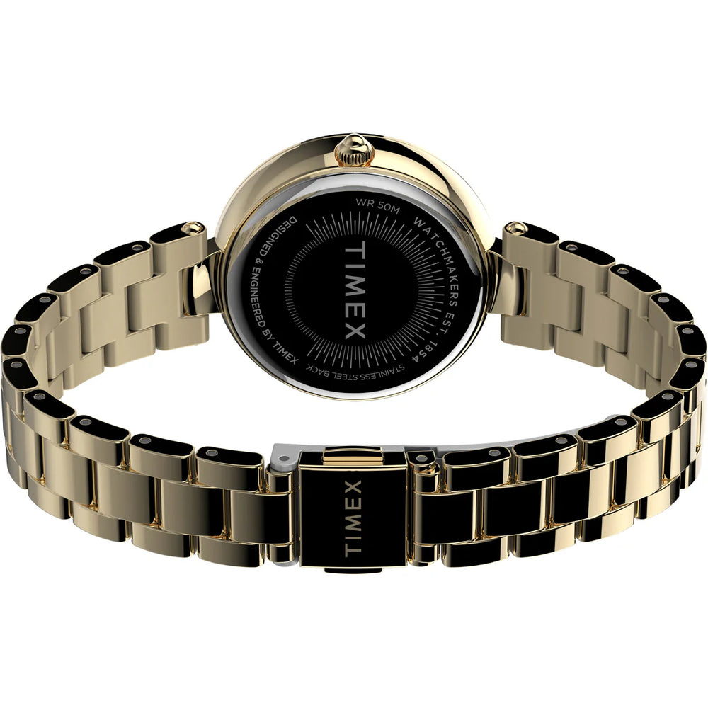 Timex Trend 3 Hands Women's Analog Black Dial Quartz Watch - TW2V24100UJ - KRISHNA WATCH COMPANY