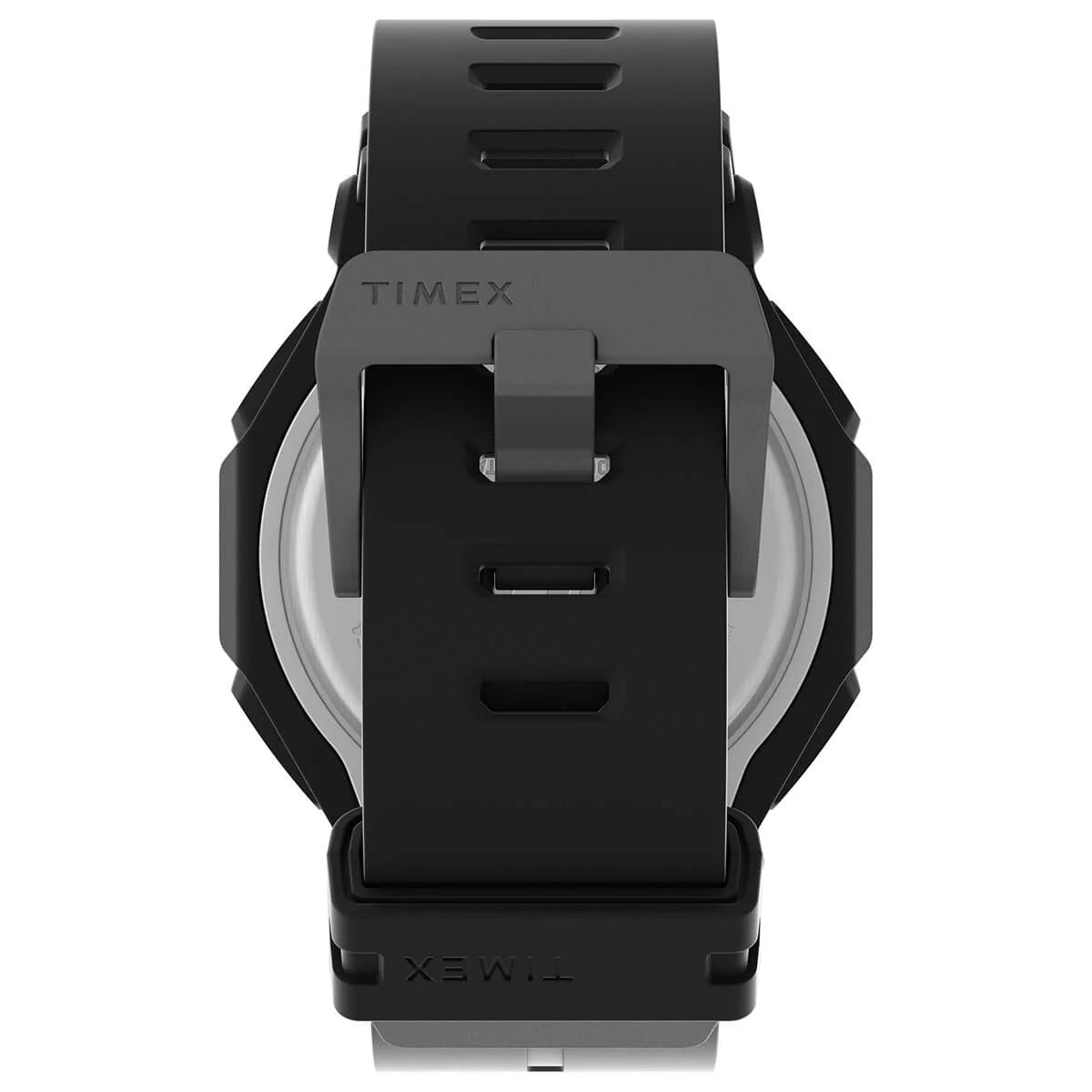 Timex UFC Strength Collection Premium Quality Men's Analog/Digital Black Dial Coloured Quartz Leather Strap Watch - TW2V55200X6 - KRISHNA WATCH COMPANY