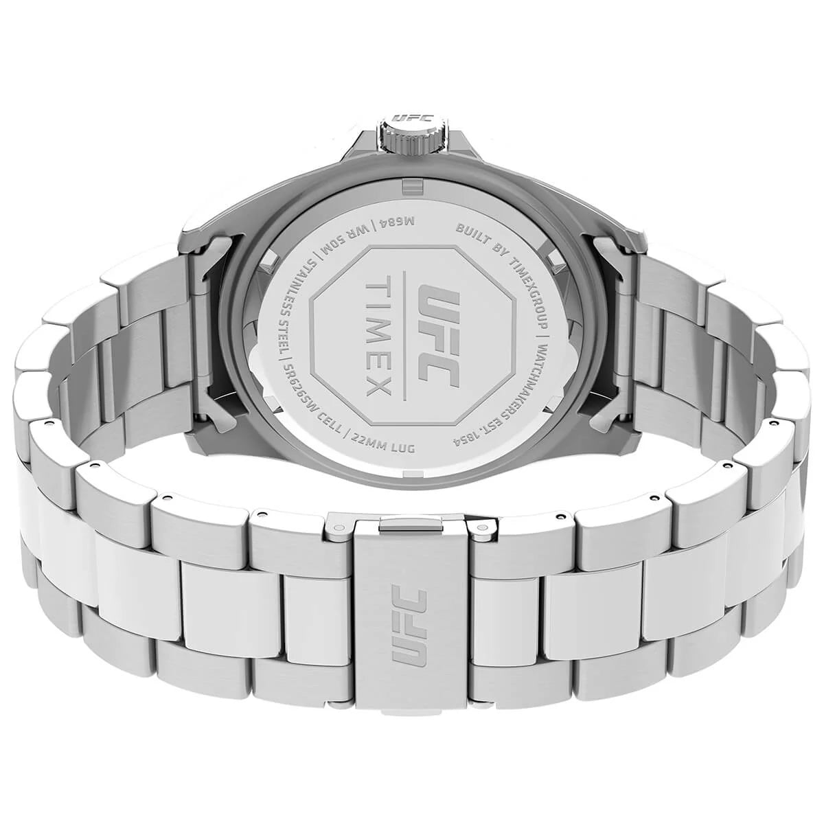 Timex UFC Debut 42mm Stainless Steel Bracelet Watch TW2V566000D - KRISHNA WATCH COMPANY