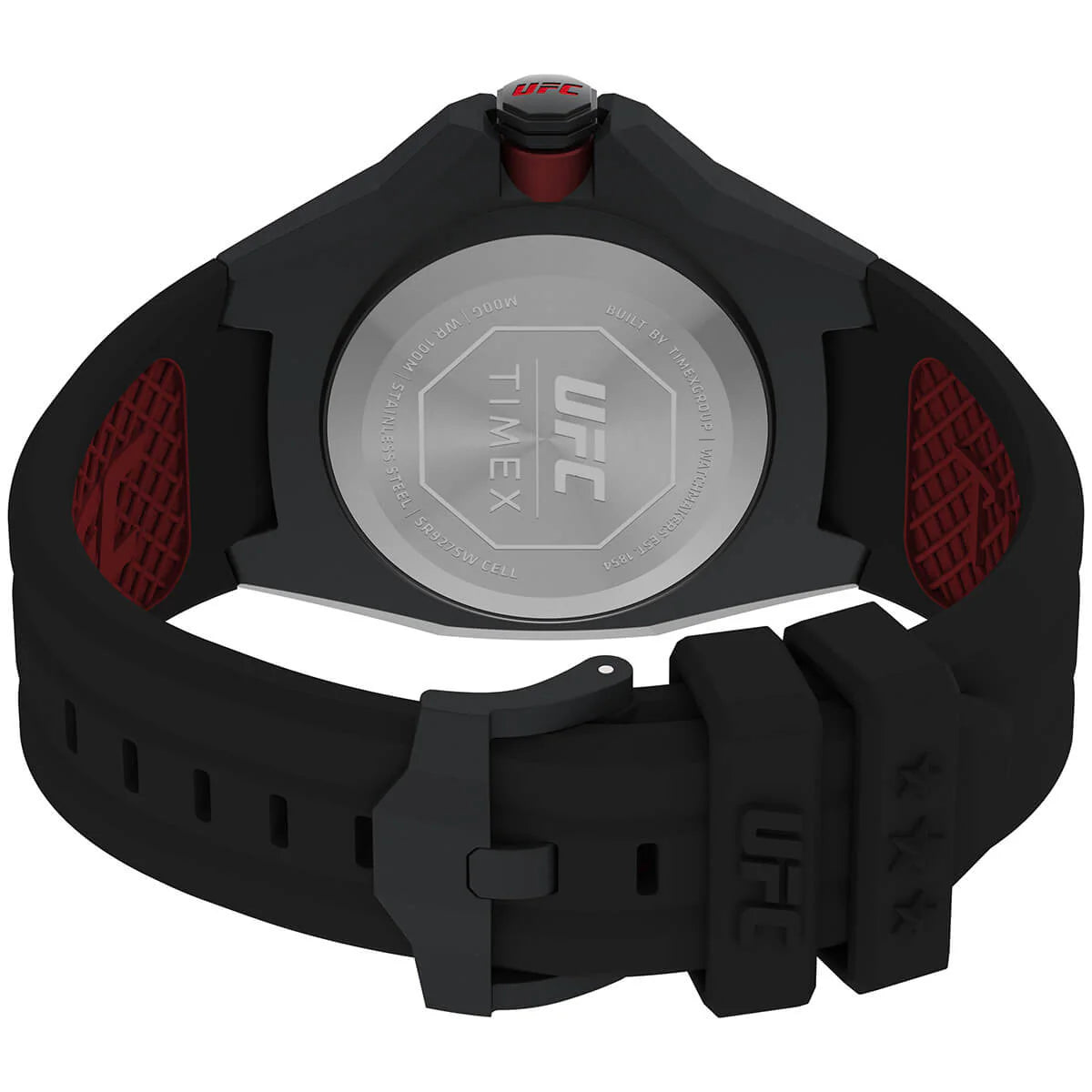 Timex UFC Pro 44mm Silicone Strap Watch TW2V57300X6 - KRISHNA WATCH COMPANY