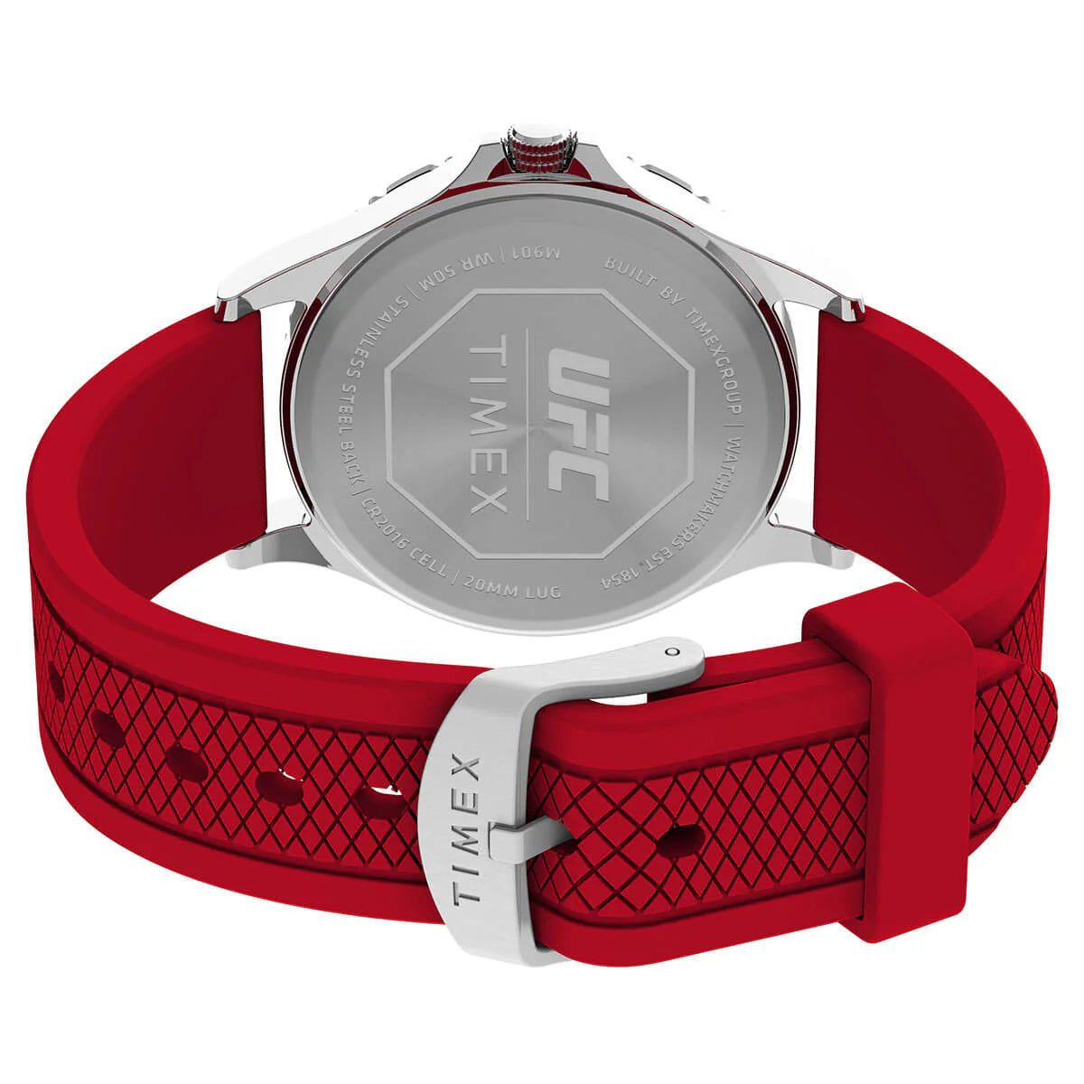 Timex UFC Gamer 42mm Silicone Strap Watch TW2V582000D - KRISHNA WATCH COMPANY