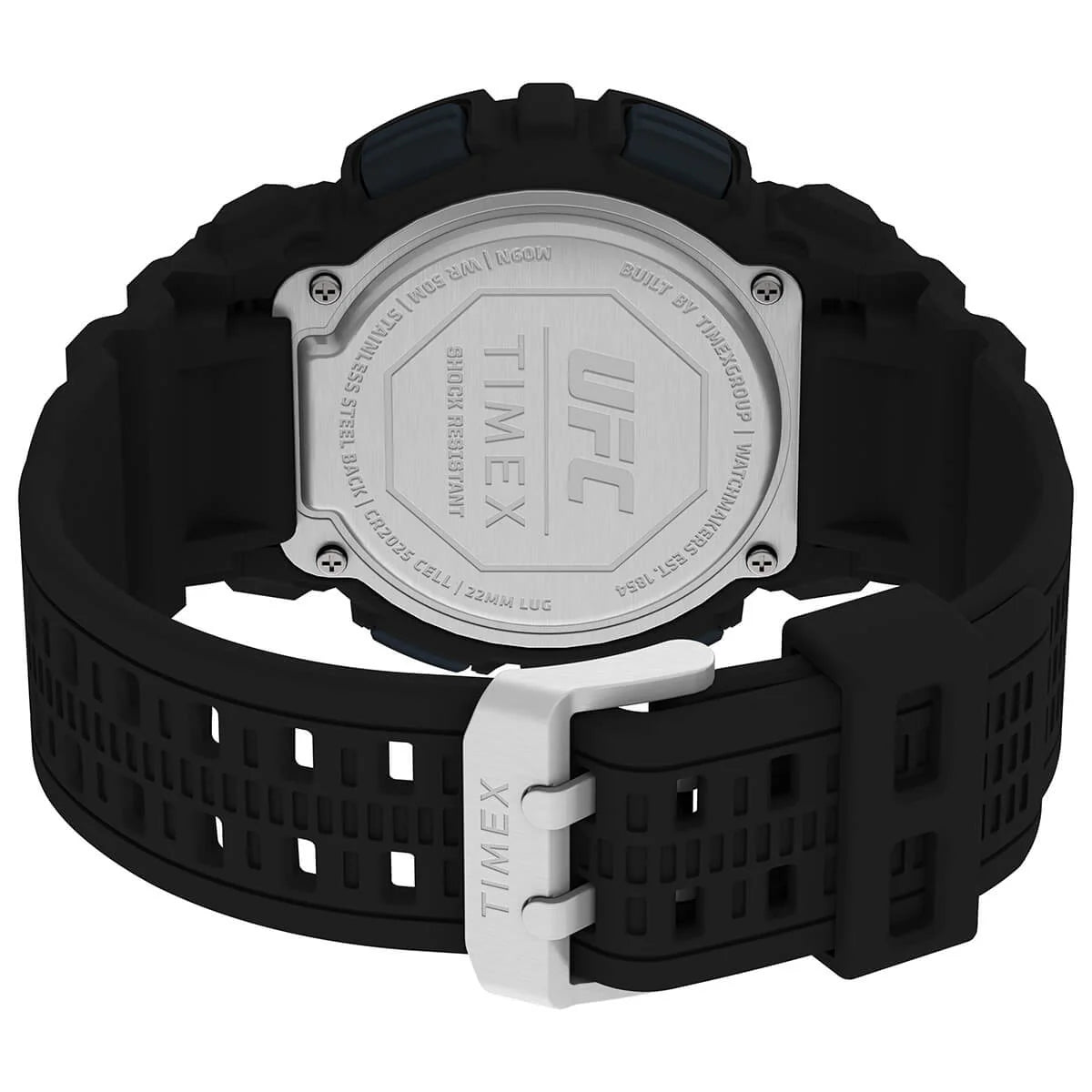 Timex UFC Striker 50mm Resin Strap Watch TW5M534000D - KRISHNA WATCH COMPANY