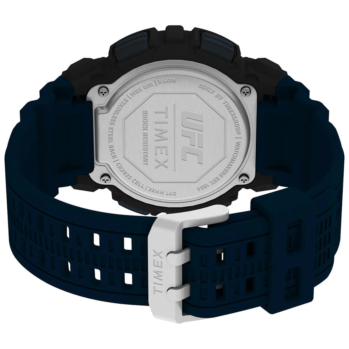 Timex UFC Striker 50mm Resin Strap Watch TW5M535000D - KRISHNA WATCH COMPANY