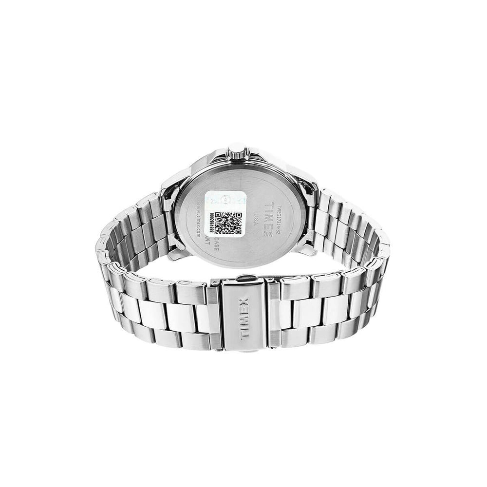 TIMEX FASHION MEN'S GREY DIAL ROUND CASE DAY DATE FUNCTION WATCH -TWEG17213 - KRISHNA WATCH COMPANY