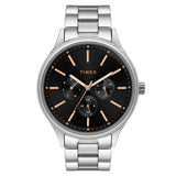 Timex Fashion Men's Black Dial Round Case Multifunction Function Watch - TWEG18408
