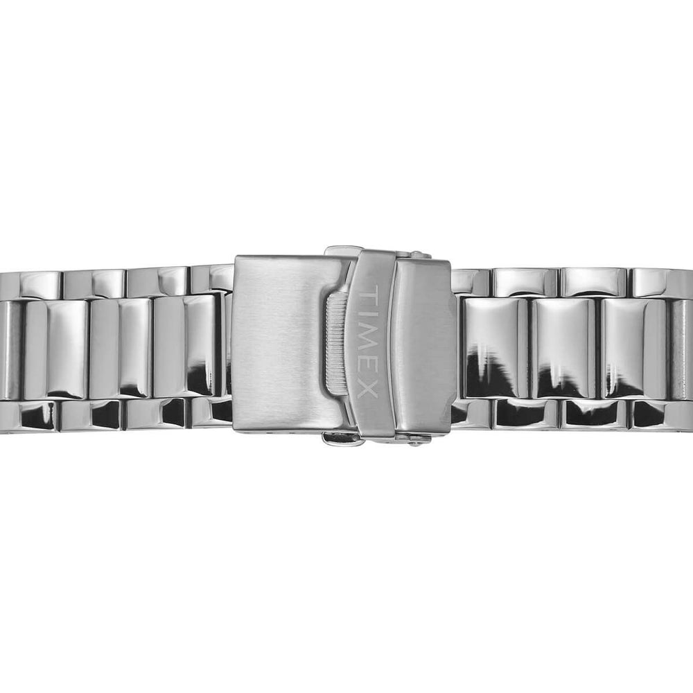 TIMEX E CLASS MEN'S SILVER DIAL ROUND CASE CHRONOGRAPH FUNCTION WATCH -TWEG19400 - KRISHNA WATCH COMPANY