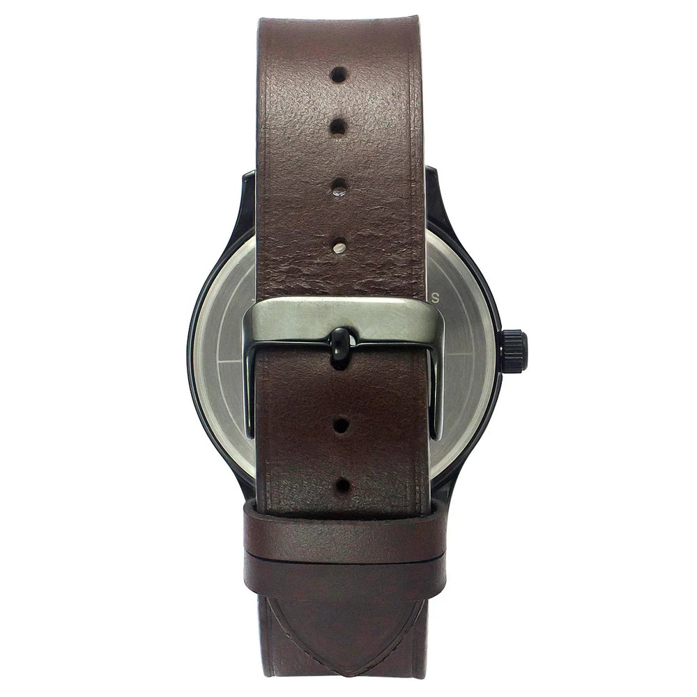 Timex Fashion Men's Beige Dial Round Case Day Date Function Watch -TWEG19702 - KRISHNA WATCH COMPANY