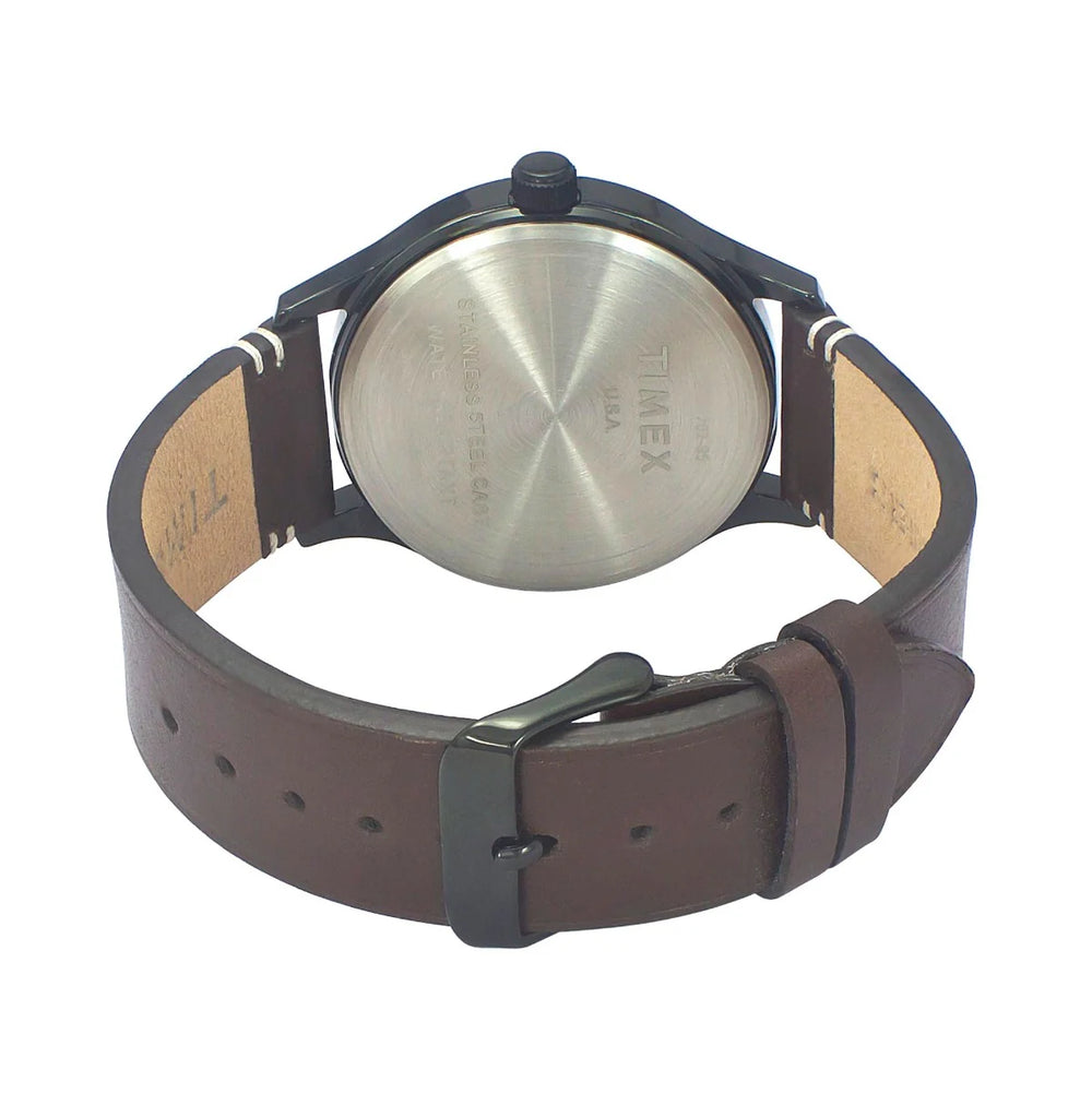 Timex Fashion Men's Beige Dial Round Case Day Date Function Watch -TWEG19702 - KRISHNA WATCH COMPANY