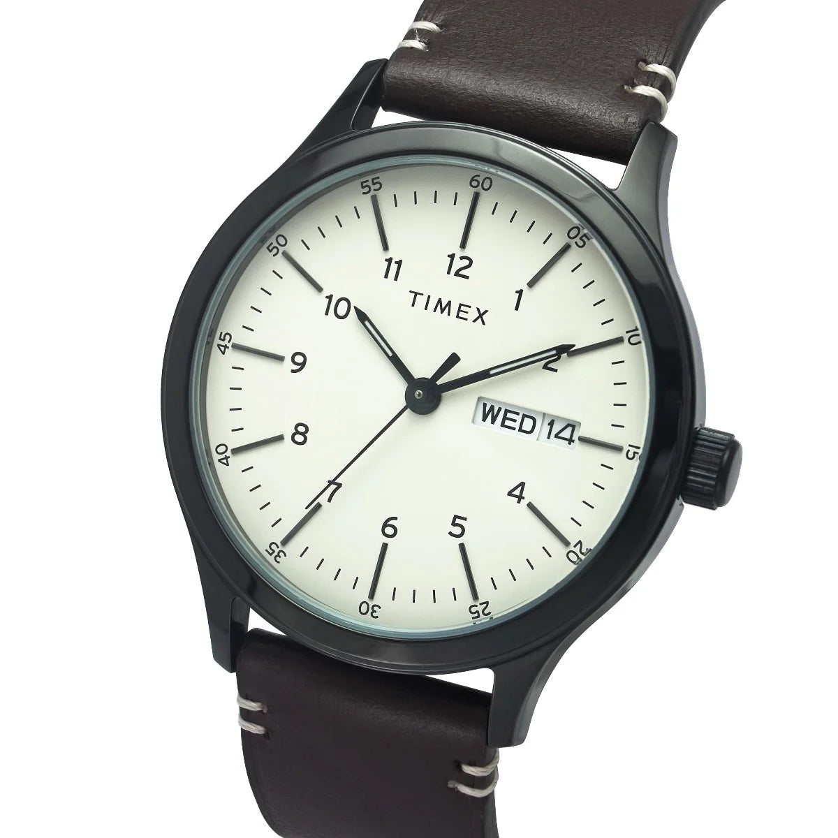 Timex Fashion Men's Beige Dial Round Case Day Date Function Watch -TWEG19702 - KRISHNA WATCH COMPANY