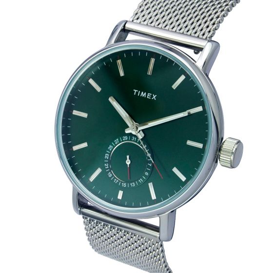 TIMEX ANALOG GREEN DIAL BOY'S WATCH-TWEG20001 - KRISHNA WATCH COMPANY