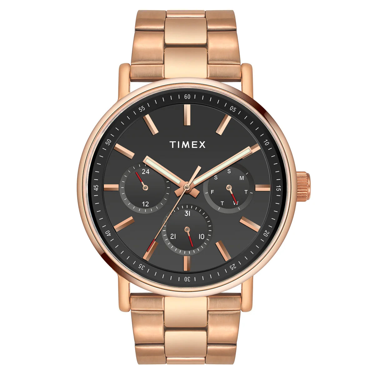 Timex Analog Black Dial Men's Watch - TWEG20018 - KRISHNA WATCH COMPANY
