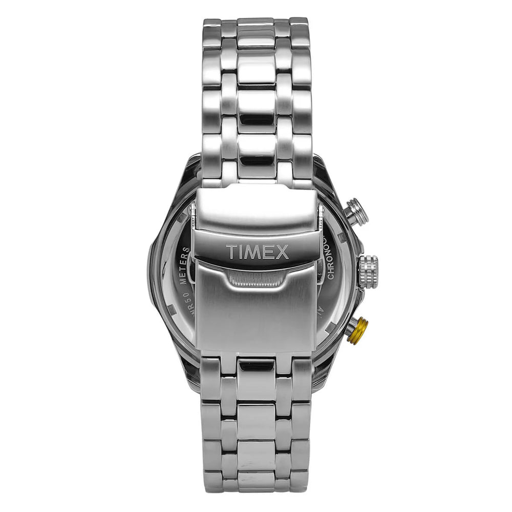Timex E Class Men's Blue Dial Round Case Chronograph Function Watch -TWEG20302 - KRISHNA WATCH COMPANY