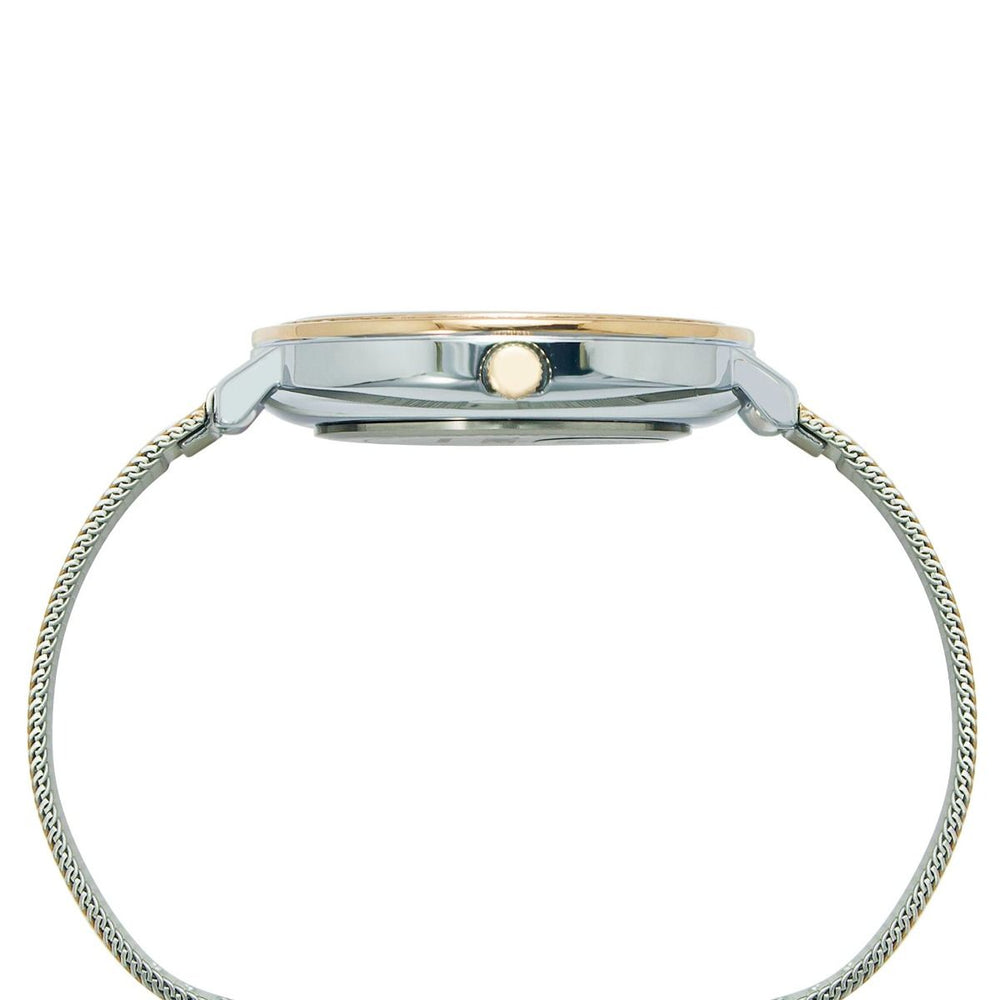 TIMEX FASHION WOMEN'S SILVER DIAL ROUND CASE 3 HANDS FUNCTION WATCH -TWEL14703 - KRISHNA WATCH COMPANY