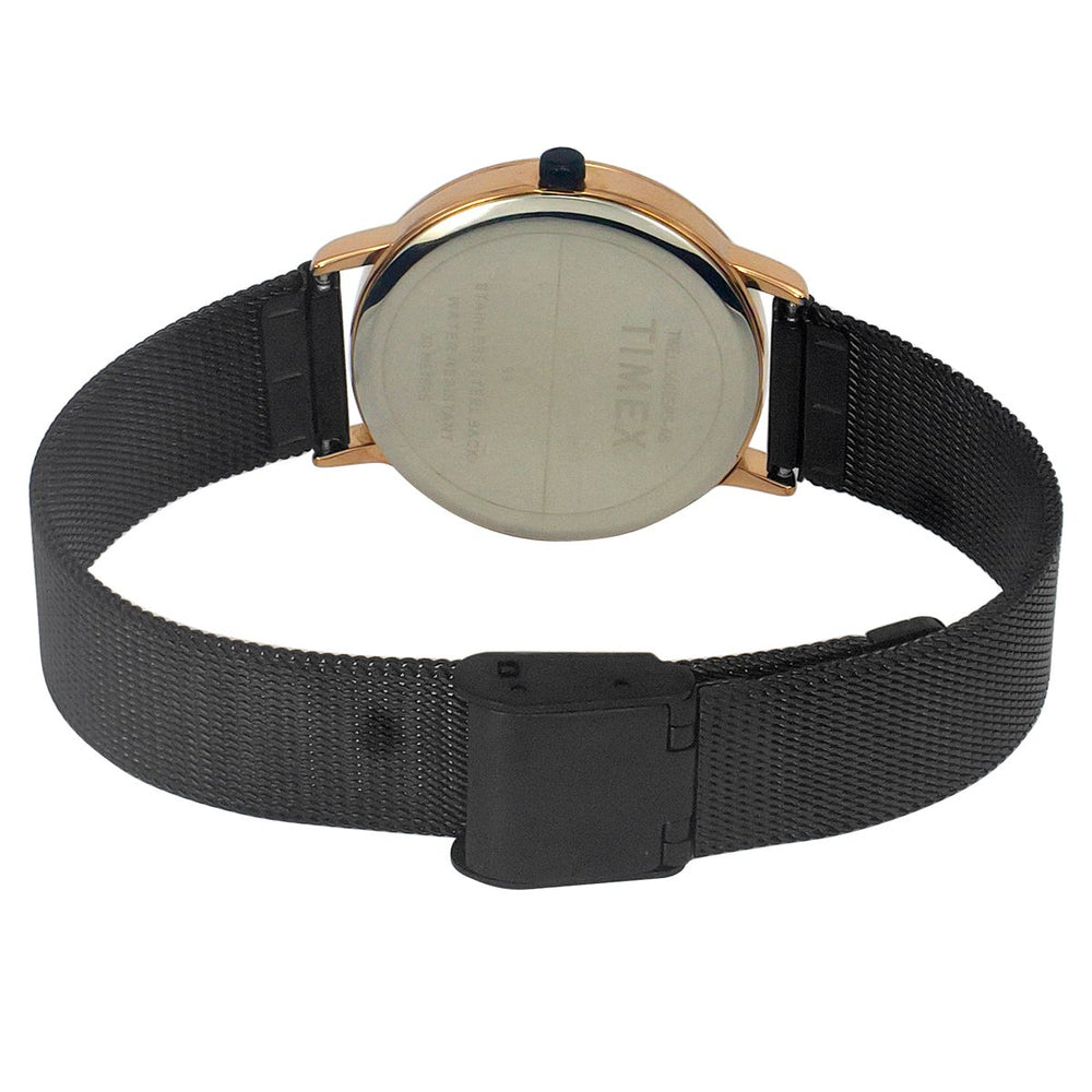 TIMEX FASHION WOMEN'S MOTHER OF PEARL DIAL ROUND CASE 2 HANDS FUNCTION WATCH - TWEL15608 - KRISHNA WATCH COMPANY