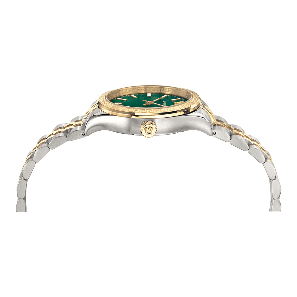 VERSACE Women's Green Analog Stainless Steel Watch VEHU00420 - KRISHNA WATCH COMPANY
