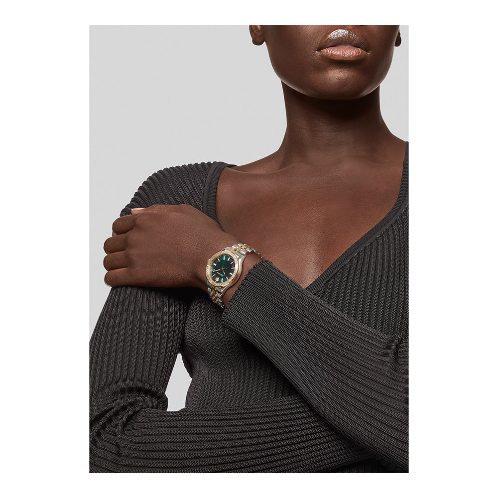 VERSACE Women's Green Analog Stainless Steel Watch VEHU00420 - KRISHNA WATCH COMPANY