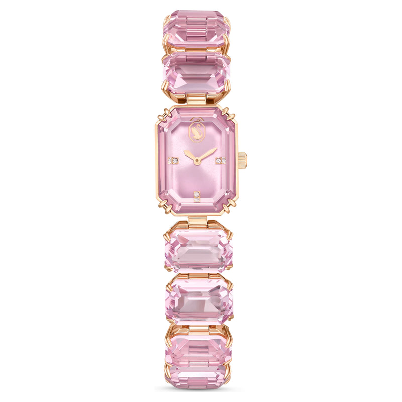 Swarovski Watch Octagon cut bracelet, White - 5729843