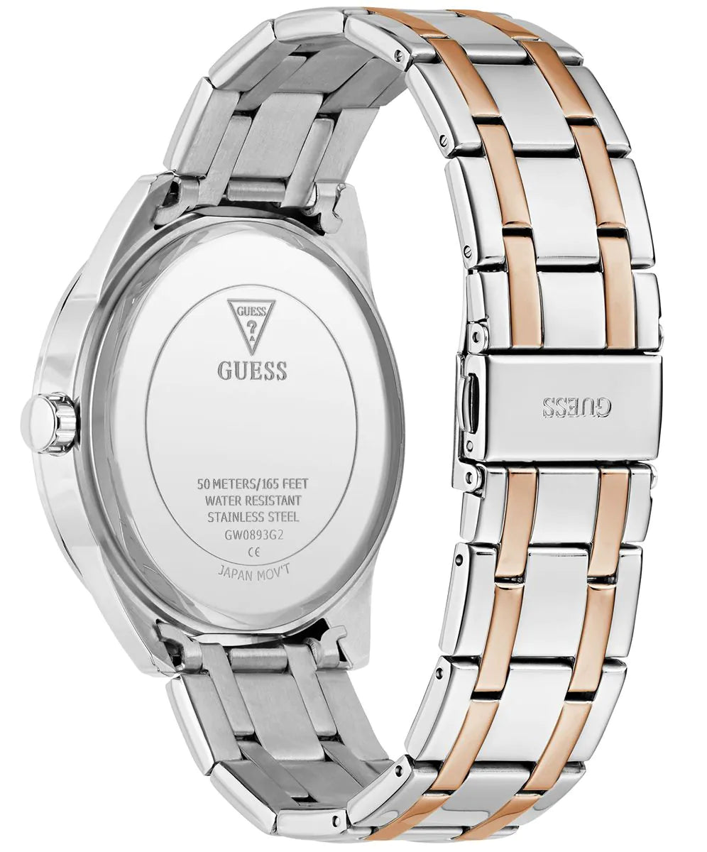 GUESS ELLIOT Mens Two Tone Analog Watch GW0893G2 - KRISHNA WATCH COMPANY