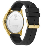 GUESS Mens Black Gold Tone Analog Watch - GW0894G2
