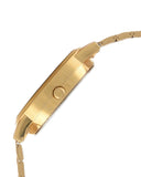 Sonata Champagne Dial Golden Metal Strap Watch NP1141YM13
