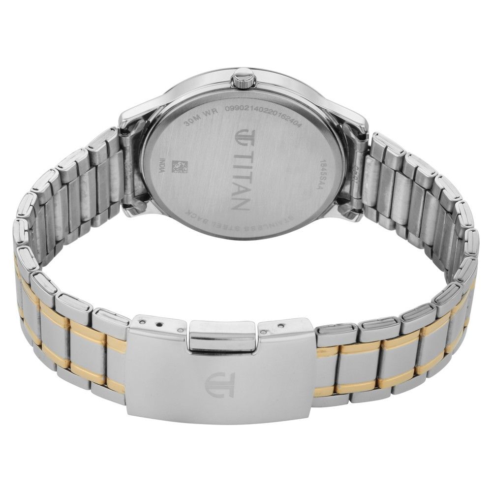 TITAN Lagan - Black Dial Metal Strap 1845BM01 - KRISHNA WATCH COMPANY