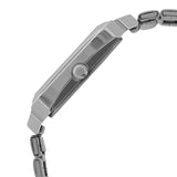 Titan Quartz Analog with Day and Date Silver Dial Silver Stainless Steel Strap Rectangular Shaped Watch For Men 1581sm03