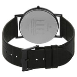 Titan Edge Black Dial Black Leather Strap Watch NQ1595NL01 (DA812)