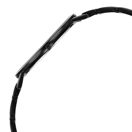 Titan Edge Black Dial Metal Strap Watch 1595NM01 - KRISHNA WATCH COMPANY
